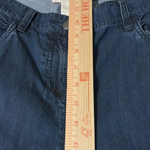 Eileen Fisher chambray wide leg trousers. Size 10 in excellent condition. - Picture 11 of 13